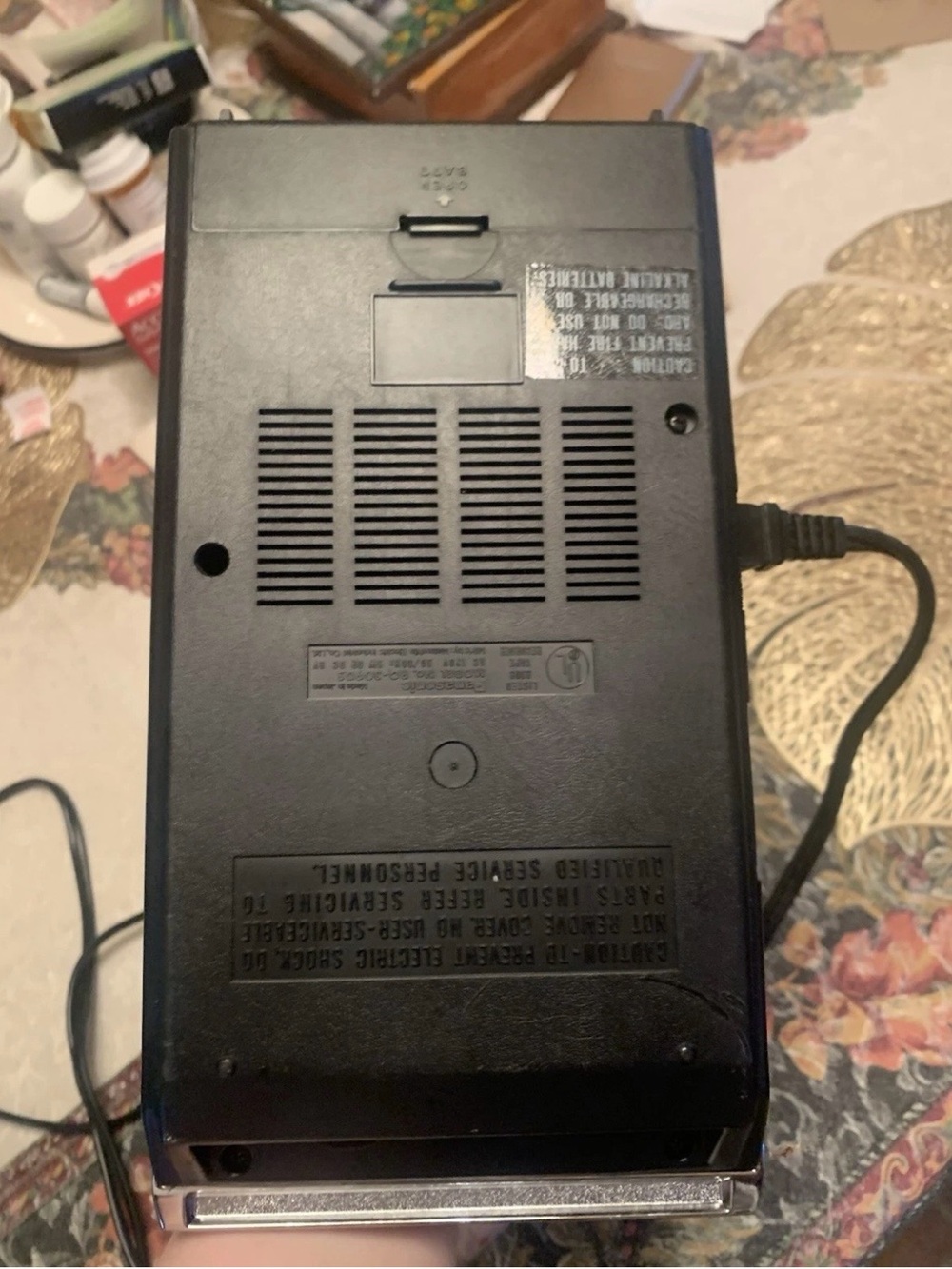 Panasonic Slim Line Portable Cassette Recorder FOR PARTS ONLY